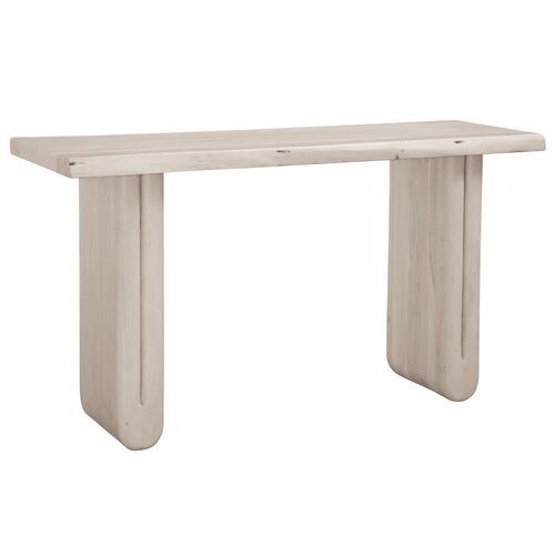 Azriel Console Table, White Wash