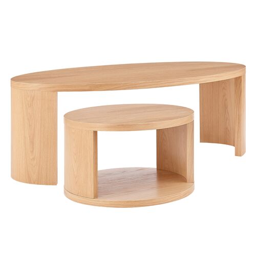 Alden Nesting Tables, Oak