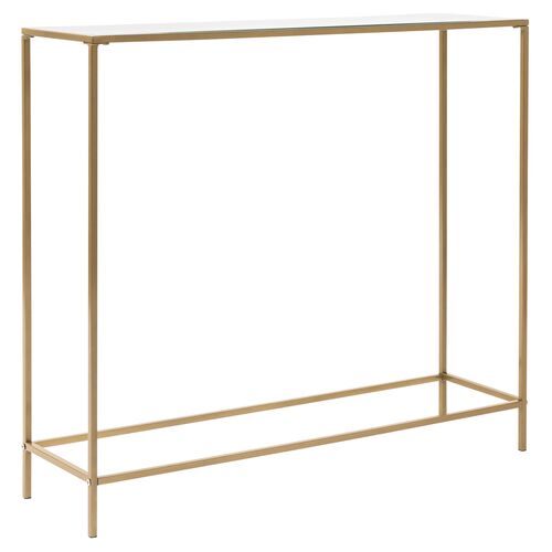 Aiden 36" Console Table, Gold~P77641916
