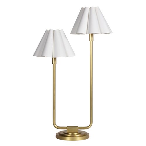 Polly Double Arm Table Lamp