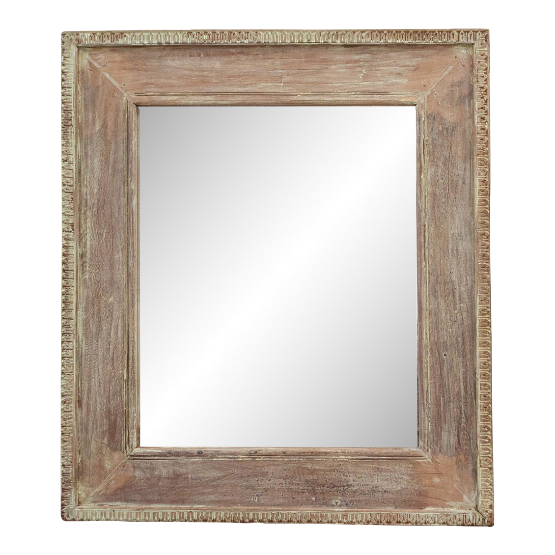 Vintage Sage Green Rustic Frame Mirror~P77672351