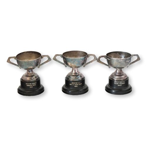 1960s Miniature Sailing Club Trophies, S/3 1960s Miniature Sailing Club Trophies, S/3