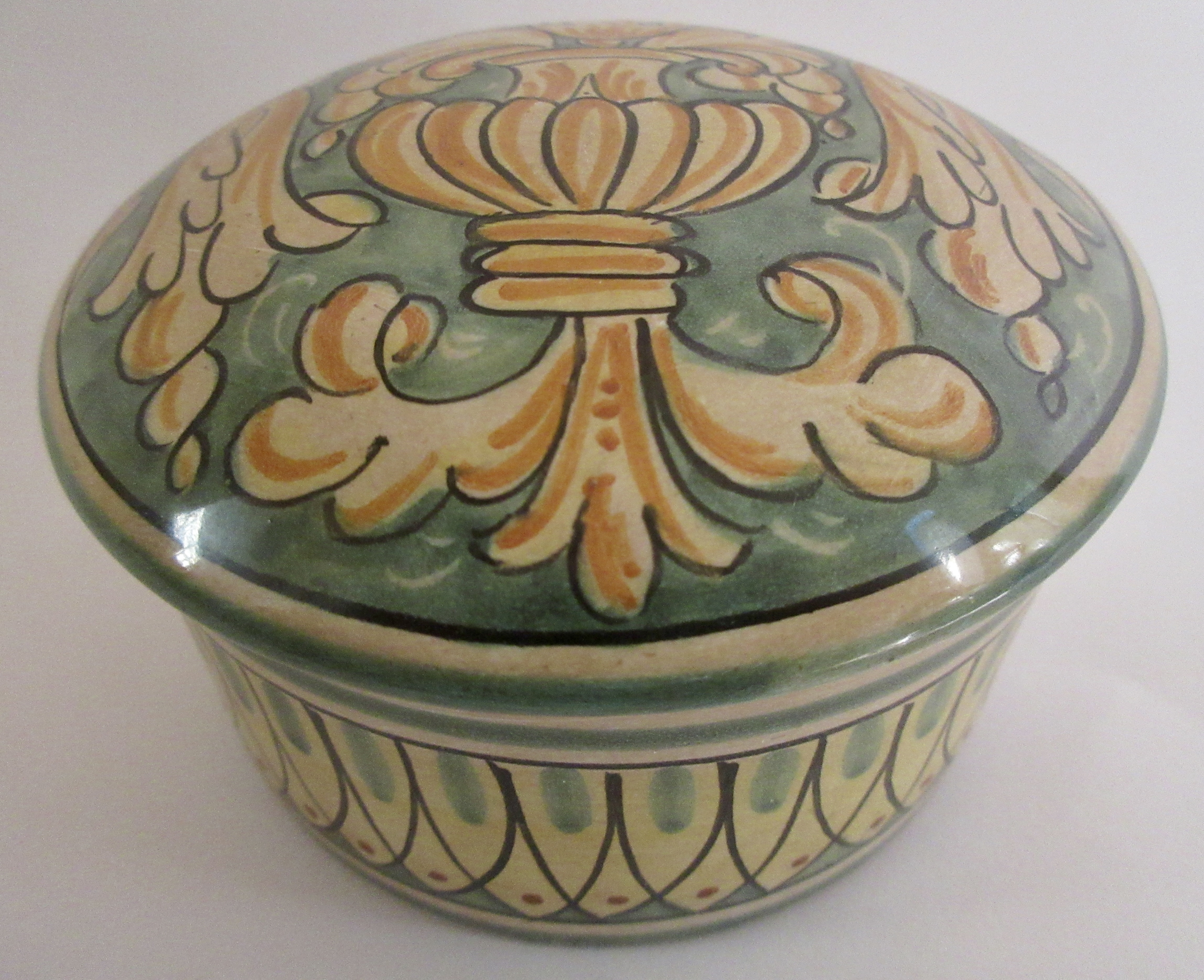 Gubbio Italian Faience Box~P77679905