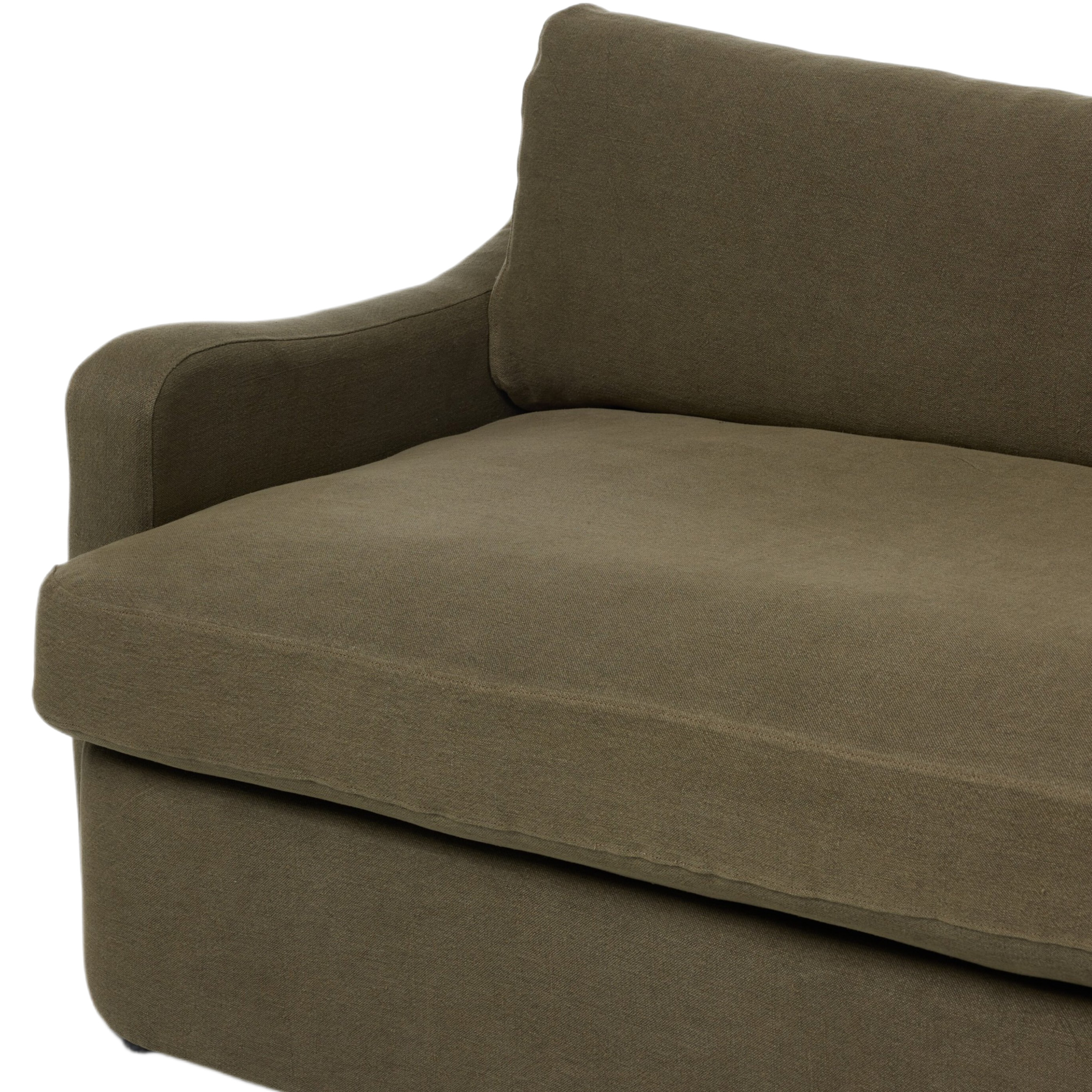 Aurelia Linen Bench-Seat Sofa | One Kings Lane