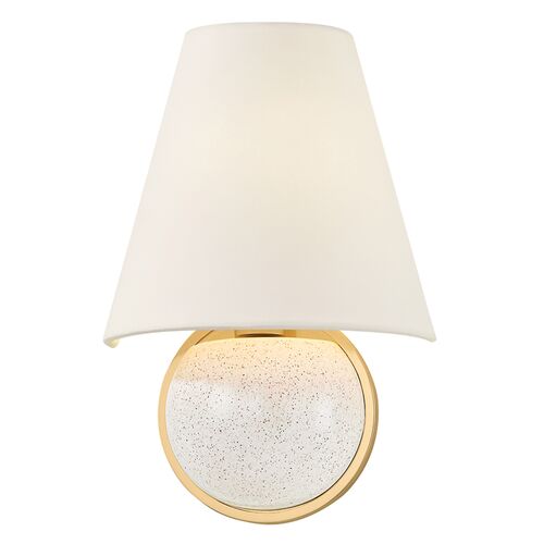 Renan Wall Sconce, Aged Brass