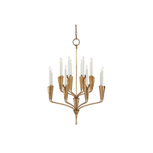 Aiden Small Chandelier, Gilded Iron~P77580376