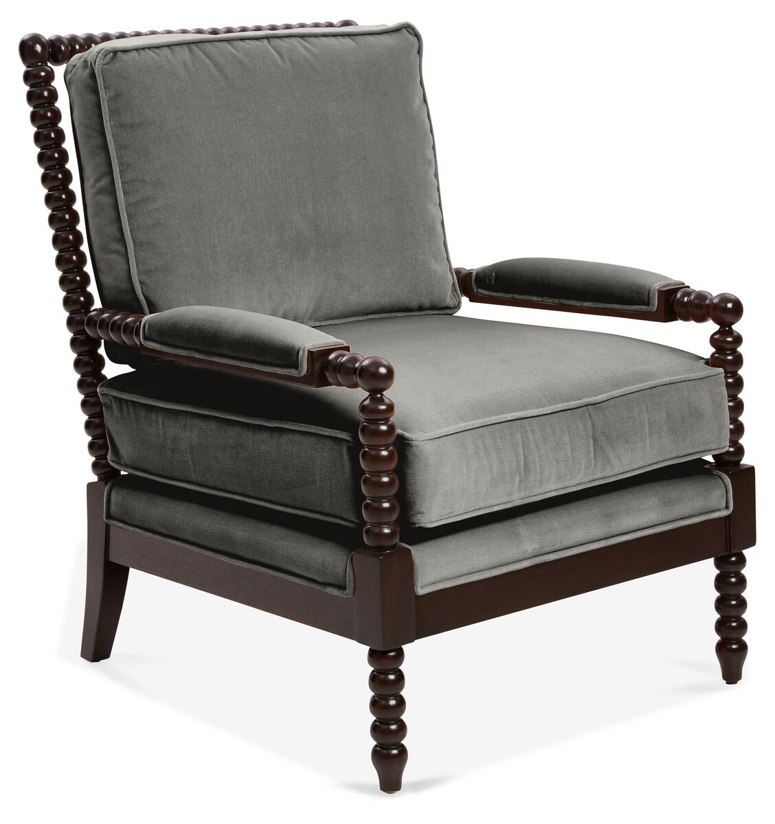 Velvet spindle chair discount