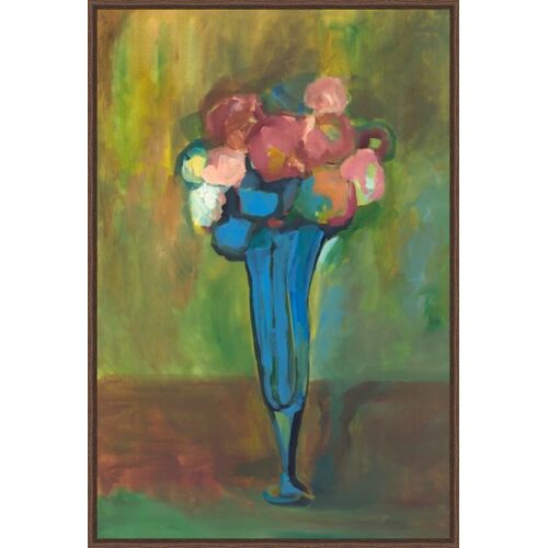 Bouquet in Blue I Painting by Maelani Blue Bouquet in Blue I Painting by Maelani Blue