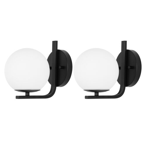 S/2 Gally 8" Globe Wall Sconces