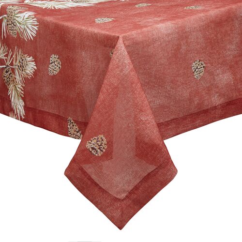 Cambridge Tablecloth, Burnt Orange