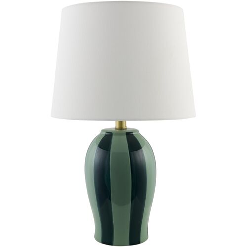 Ulina Tall Ceramic Stripe Table Lamp Ulina Tall Ceramic Stripe Table Lamp