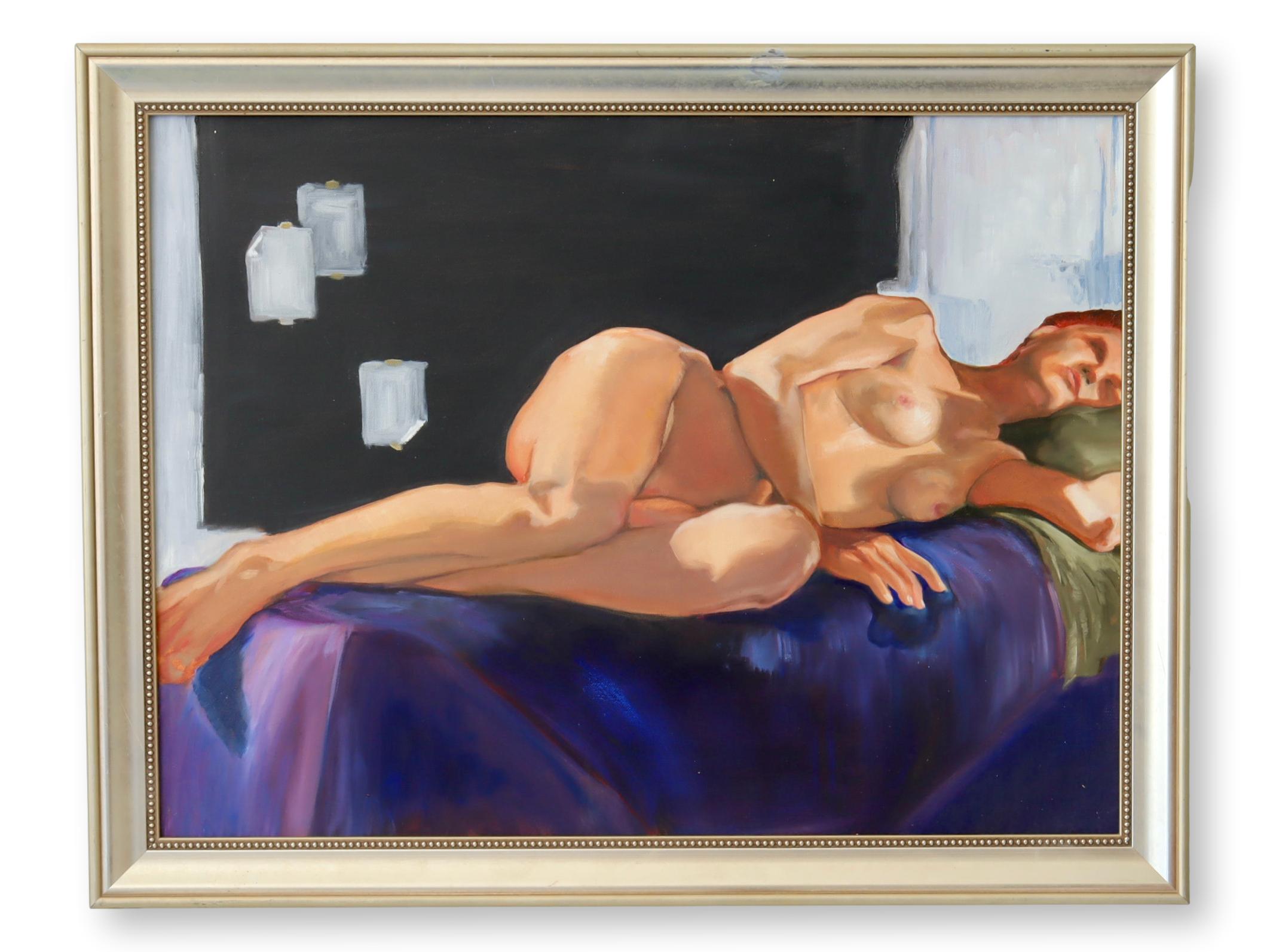 Vintage Nude Framed Painting~P77679718