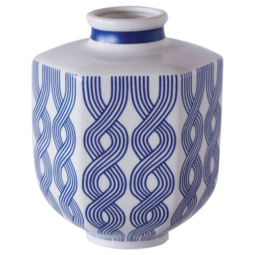 Evelyn Vase, Blue
