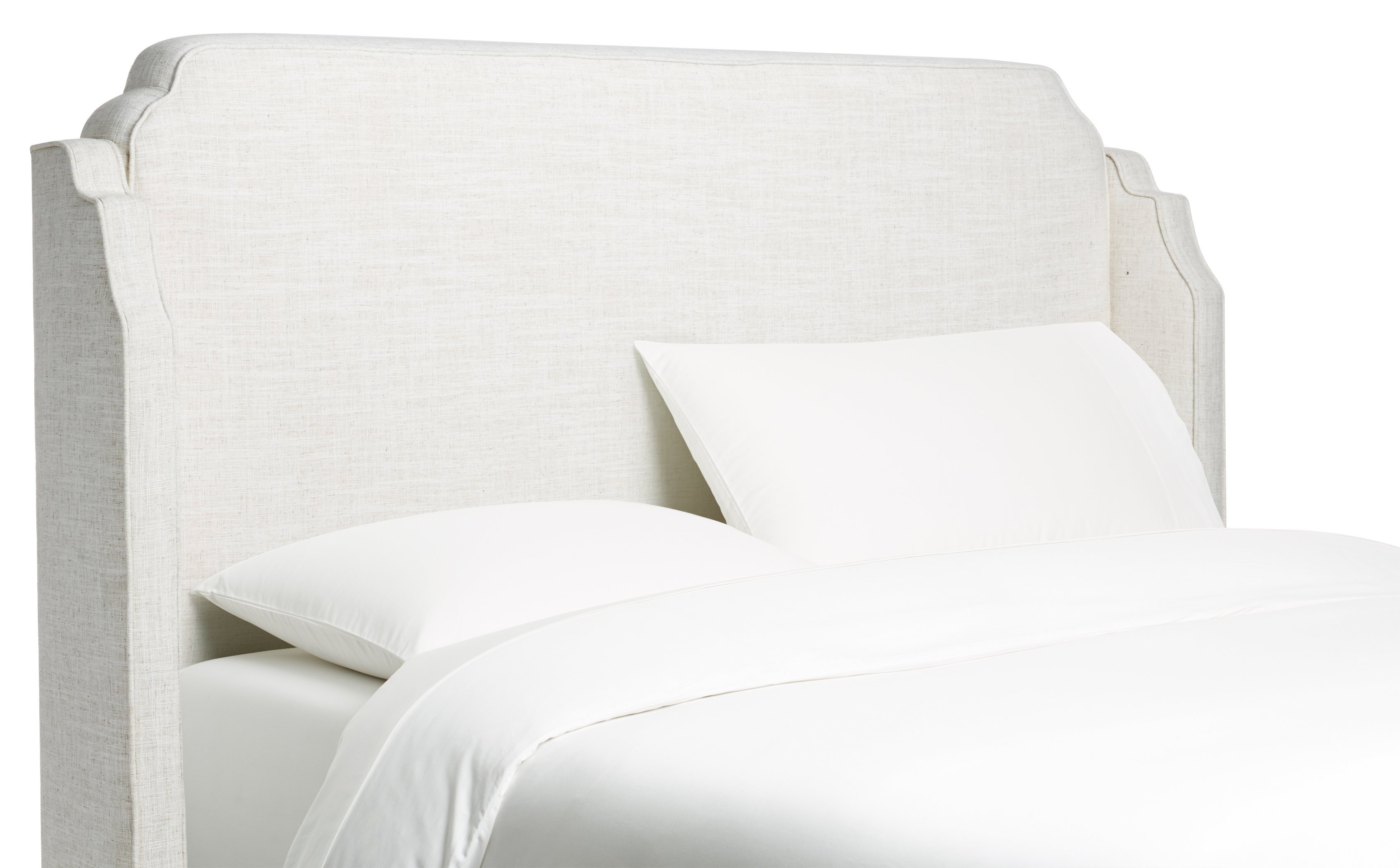 Aurora Linen Wingback Headboard One Kings Lane