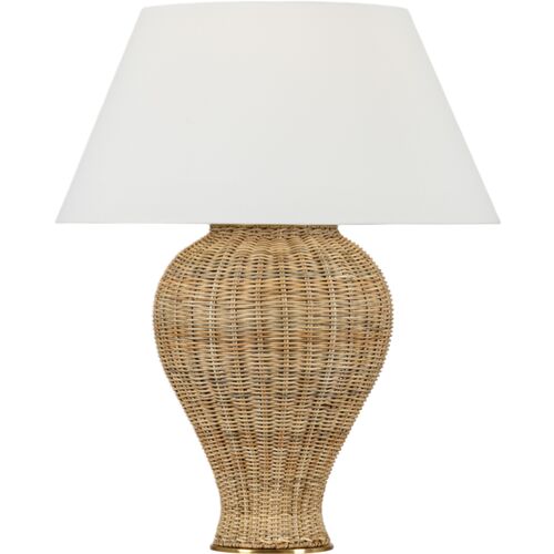 Chatsworth Wicker Table Lamp, Natural Chatsworth Wicker Table Lamp, Natural
