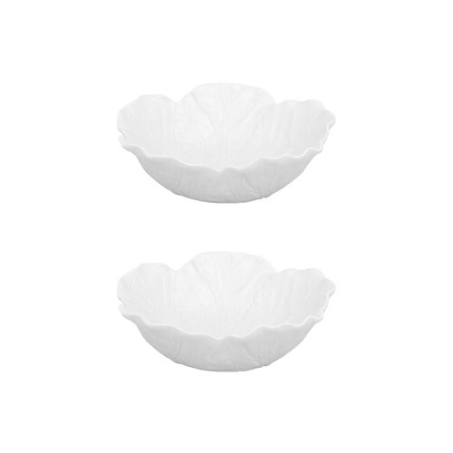 S/2 Cabbage 9" Cereal Bowls 