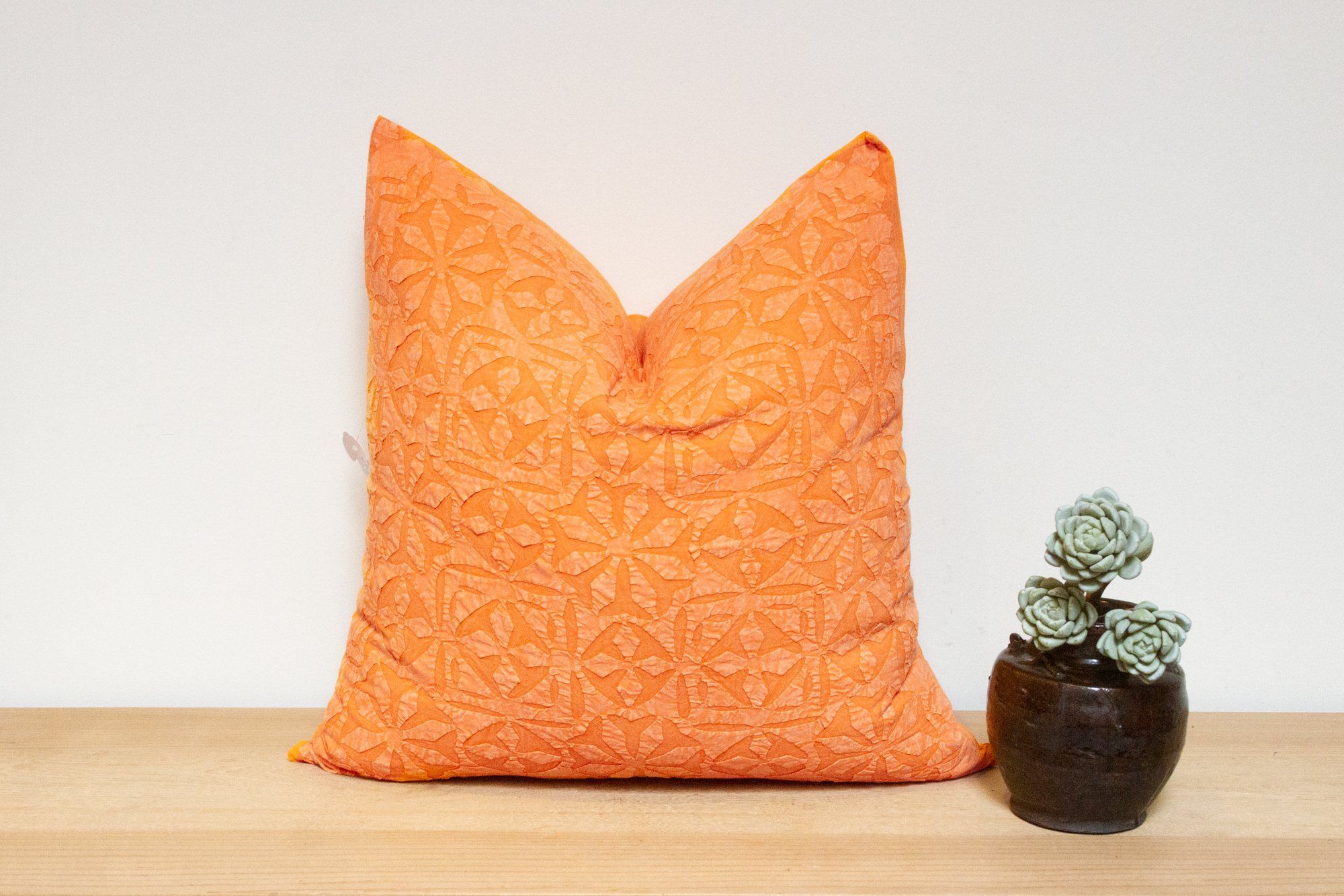 Pastel Orange Handmade Pillow Cover~P77681101