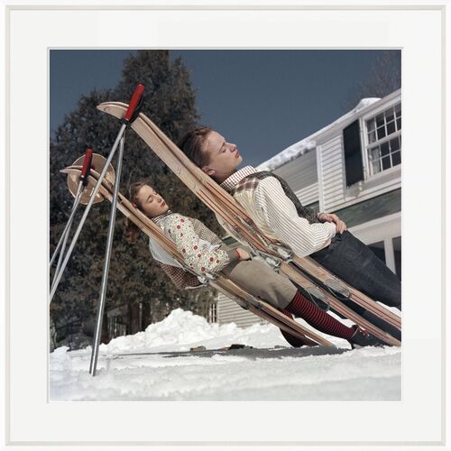 Slim Aarons, Skiing Cranmore Mountain
