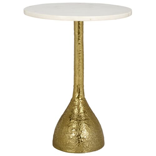 Indara Marble Top Side Table