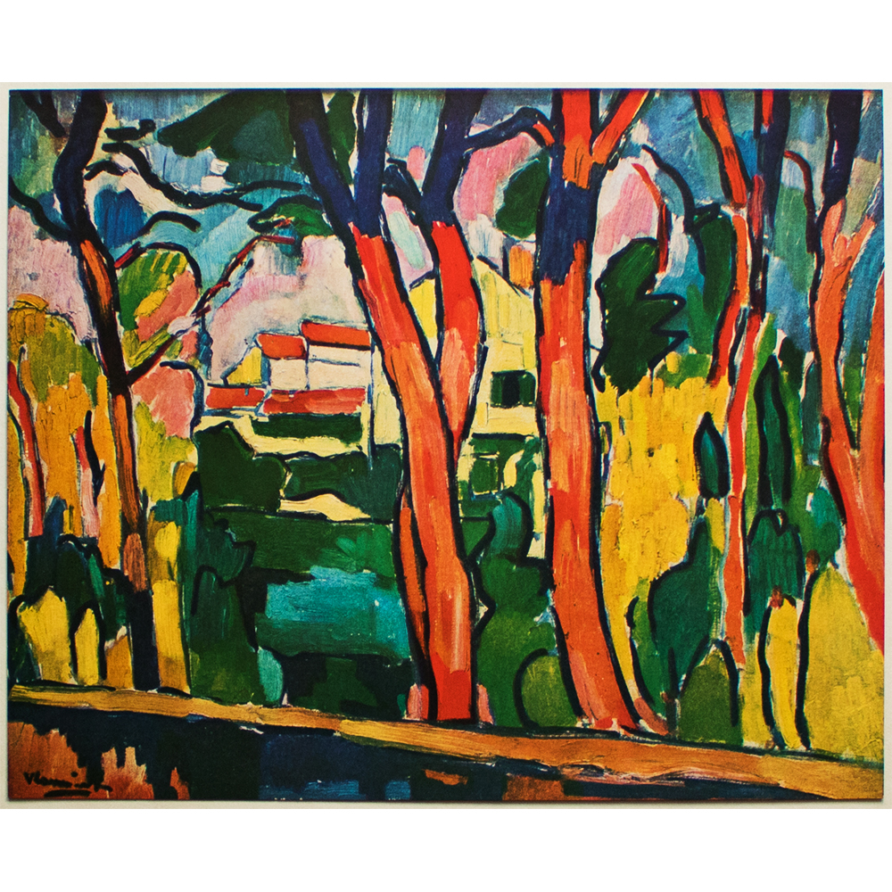 1940s Maurice Vlaminck, The Red Trees~P77552512