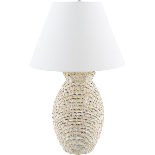 Prism Rattan Table Lamp