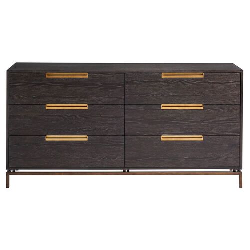 Myton 6-Drawer Dresser, Onyx~P77553177