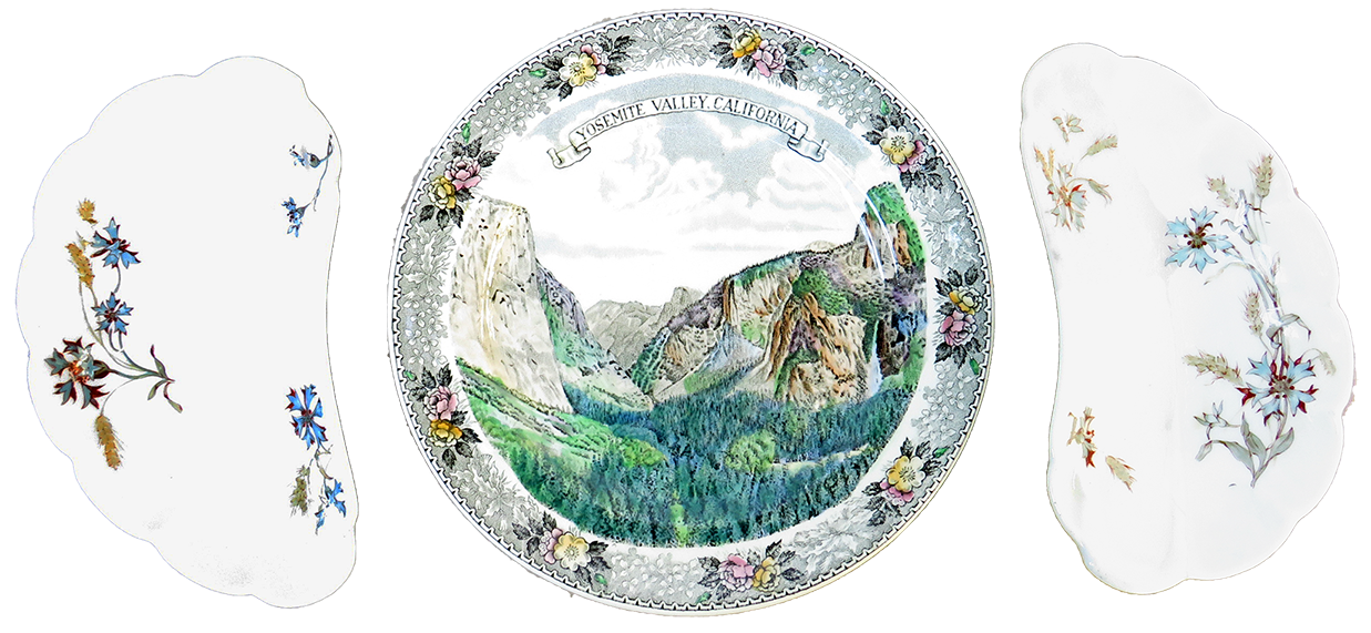 Antique French & English Plates, S/3~P77757503