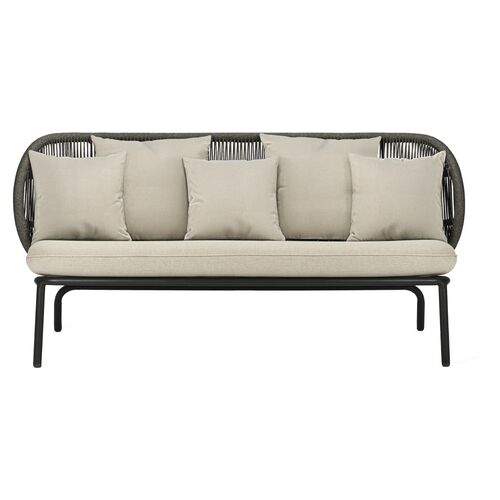 Kodo Outdoor Lounge Sofa, Gray/Almond~P77641647
