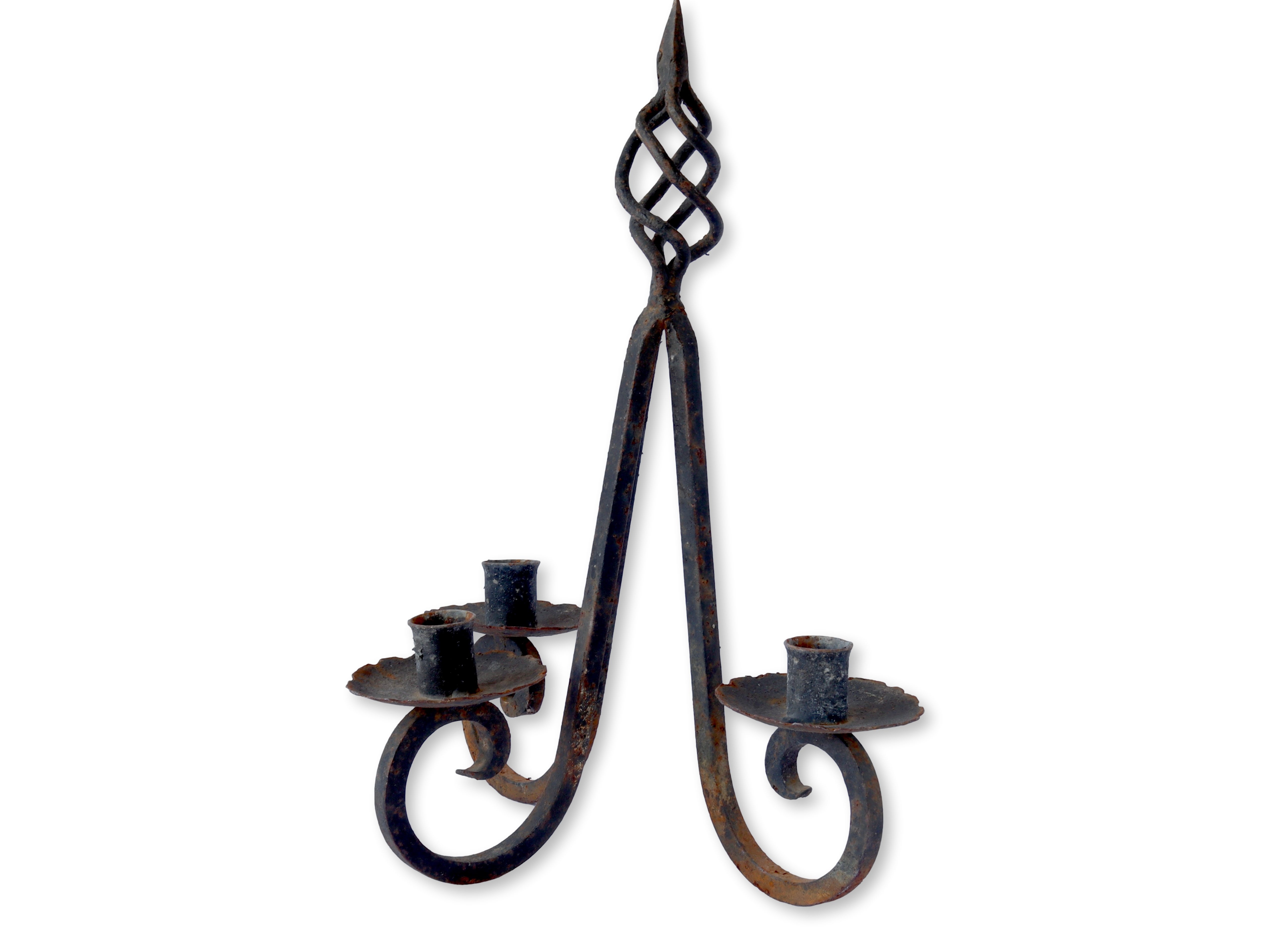 Early California Wrought Iron Candelabra~P77699636