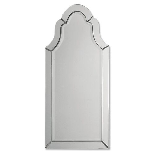 Hovan Arched Wall Mirror, Mirrored~P14673512