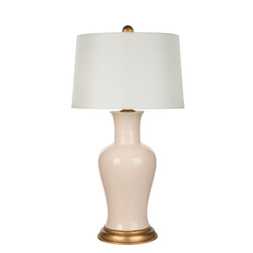 Shiloh Table Lamp, Blush/Gold~P77345398