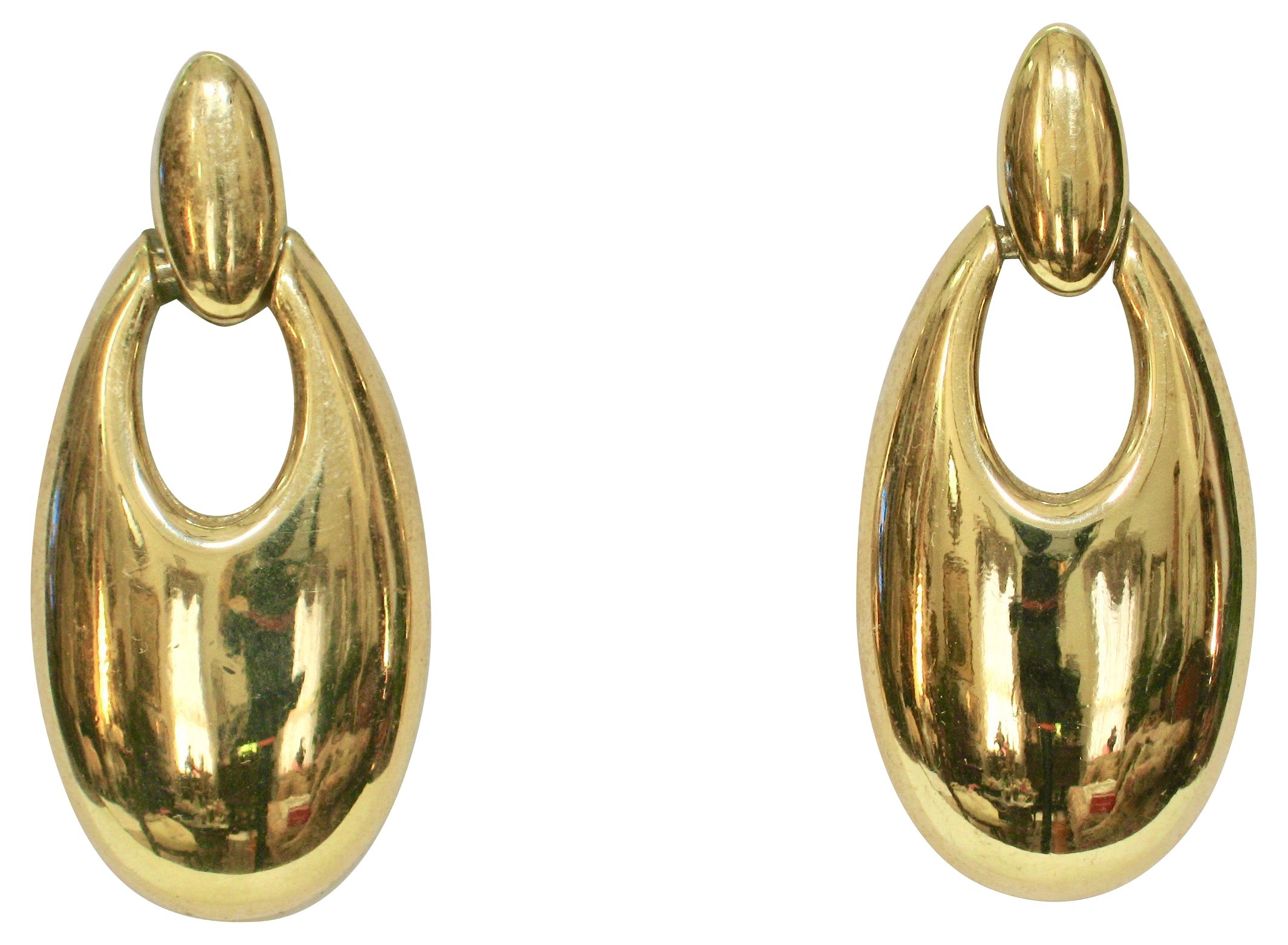 1980s Givenchy Modernist Earrings~P77493839