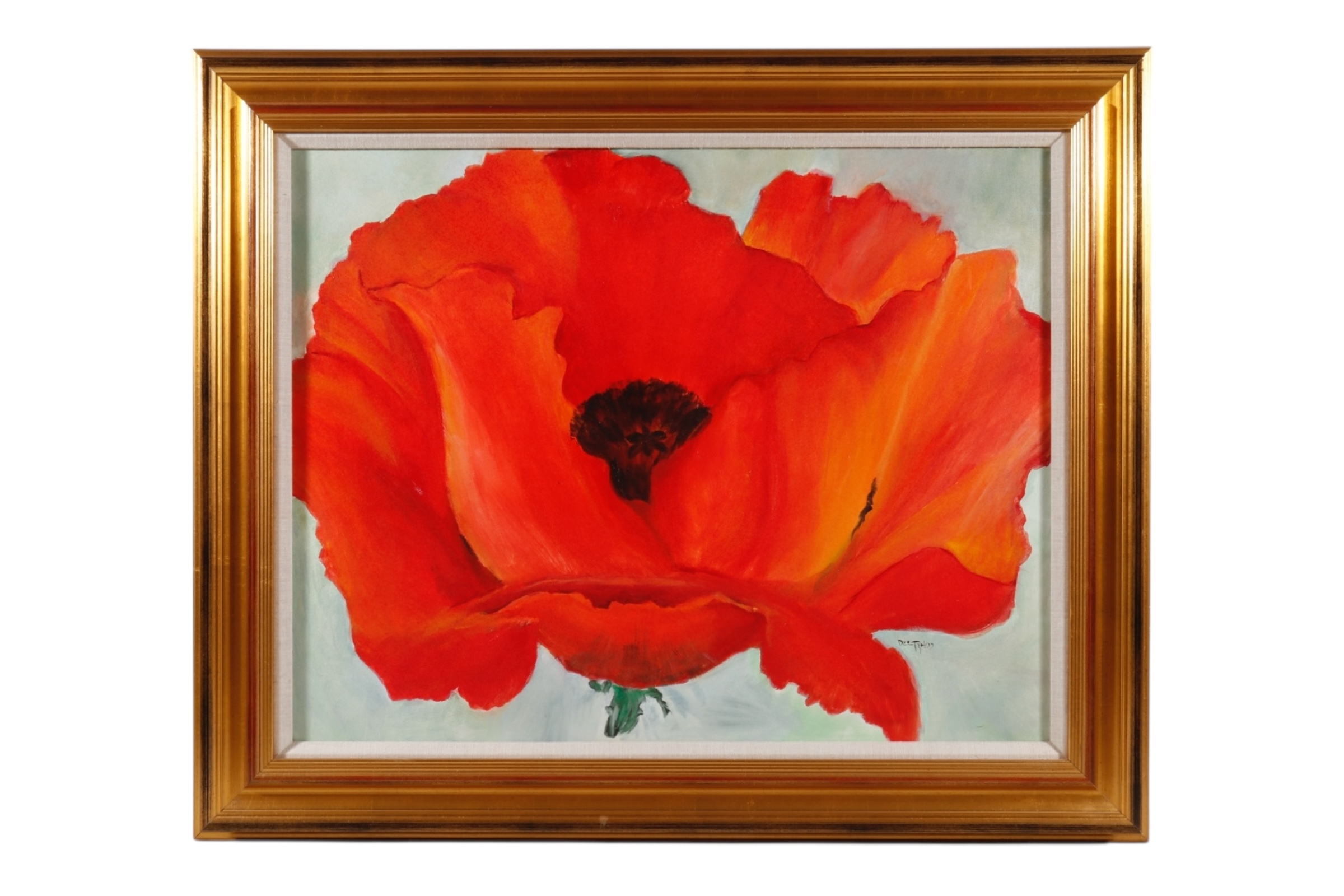 ‘Red Poppy’ Oil on Canvas~P77734271
