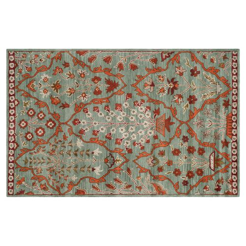 Brent Rug, Blue/Rust Brent Rug, Blue/Rust~P76367450