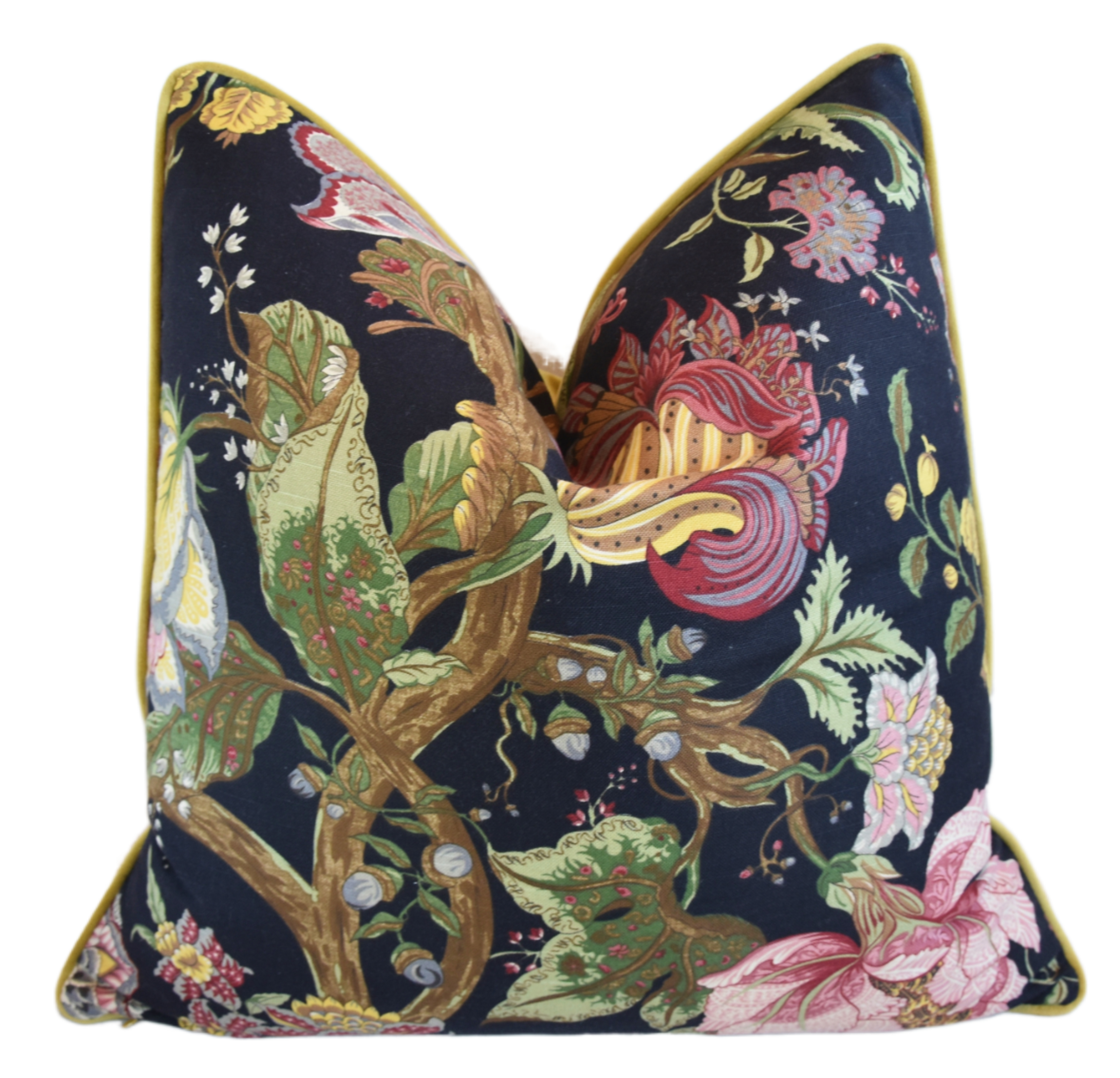 Designer Braemore Jacobean Floral Pillow~P77662433