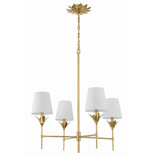 Broche 4 Light Chandelier