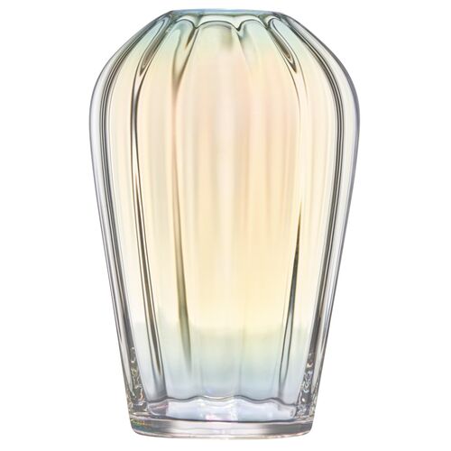 Aura Luster Vase, Clear