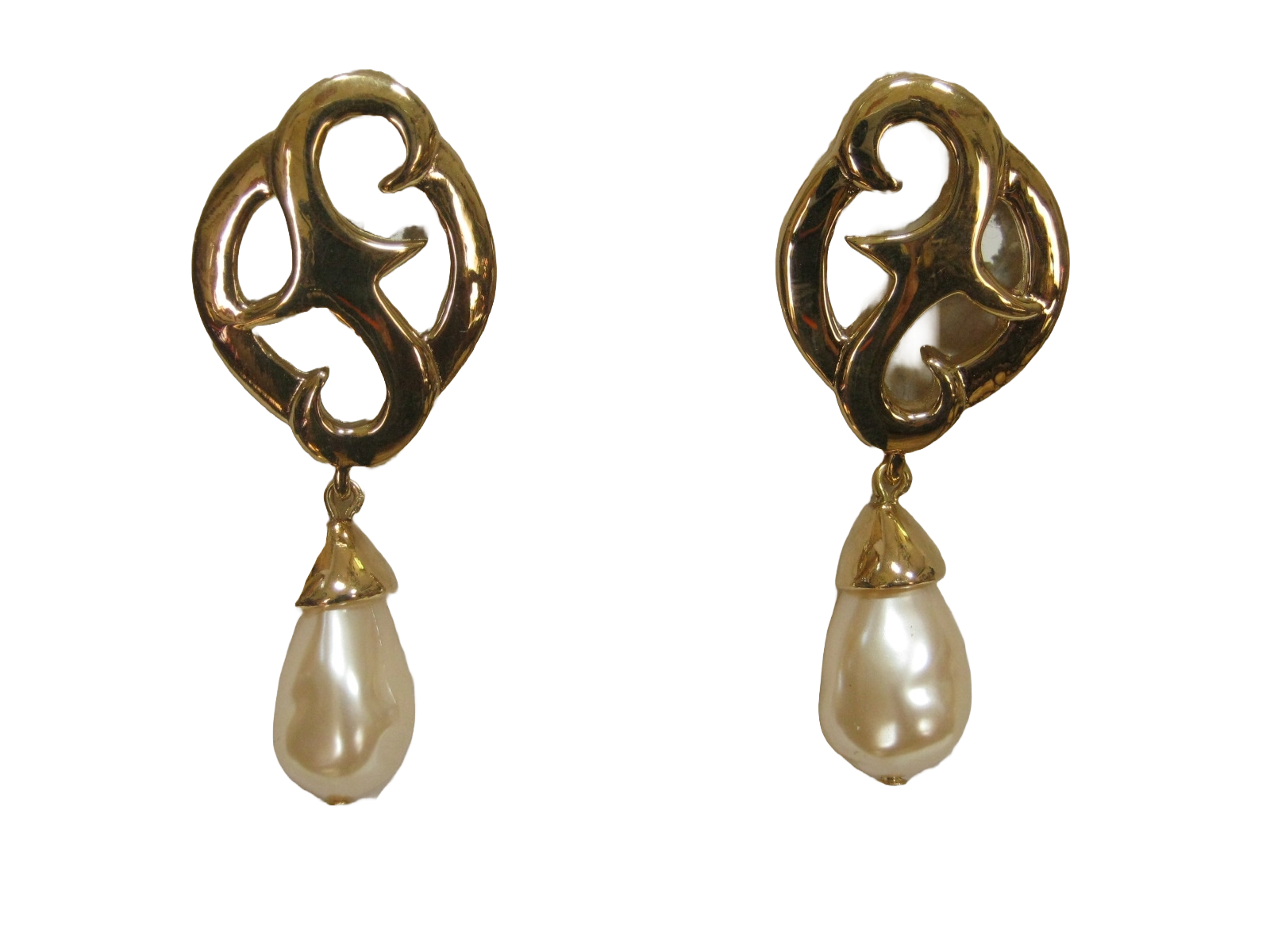 Givenchy Pearl Open Work Earrings~P77704091