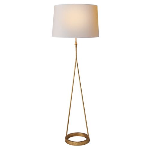 Dauphine Floor Lamp, Gilded Iron~P76947866