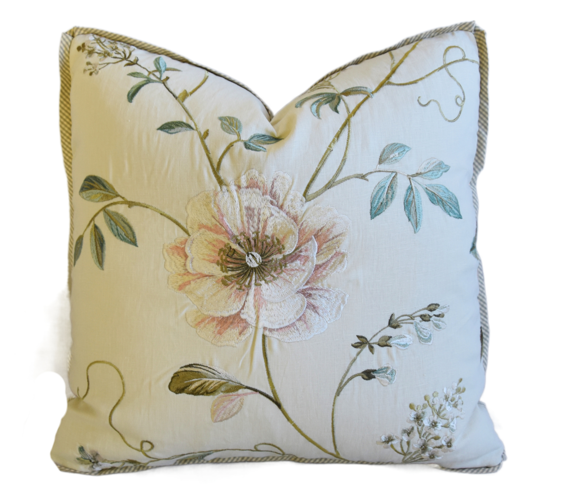 Colefax Fowler Floral Embroider Pillow~P77674088