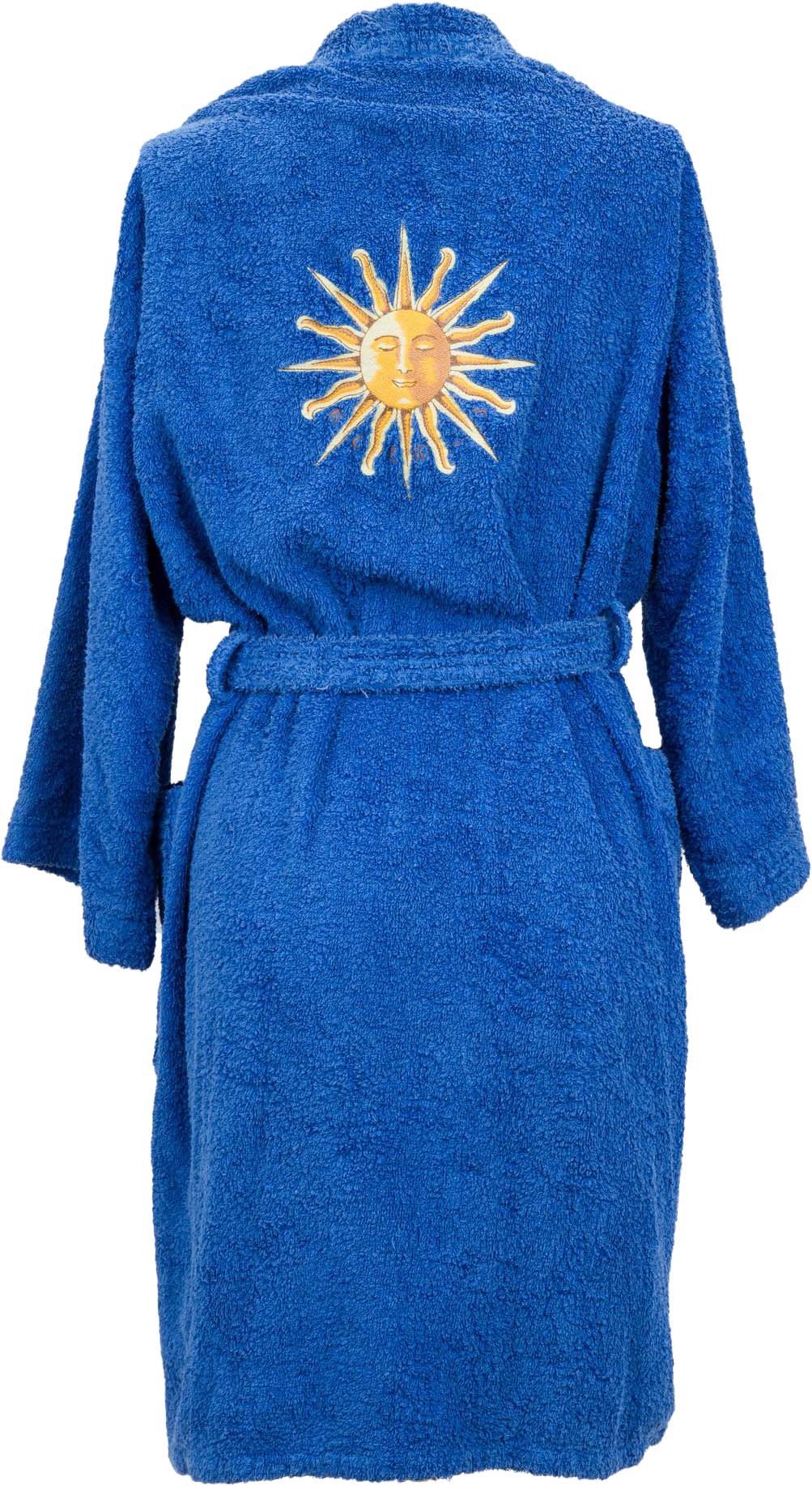 Hermès Rare Sun Embroidered Blue Robe~P77592776