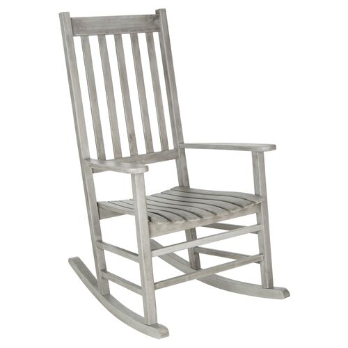 Sia Outdoor Rocking Chair, Gray~P60894847