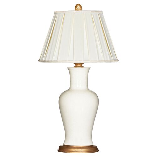 Shiloh Couture Table Lamp, Cream Glaze~P77217118