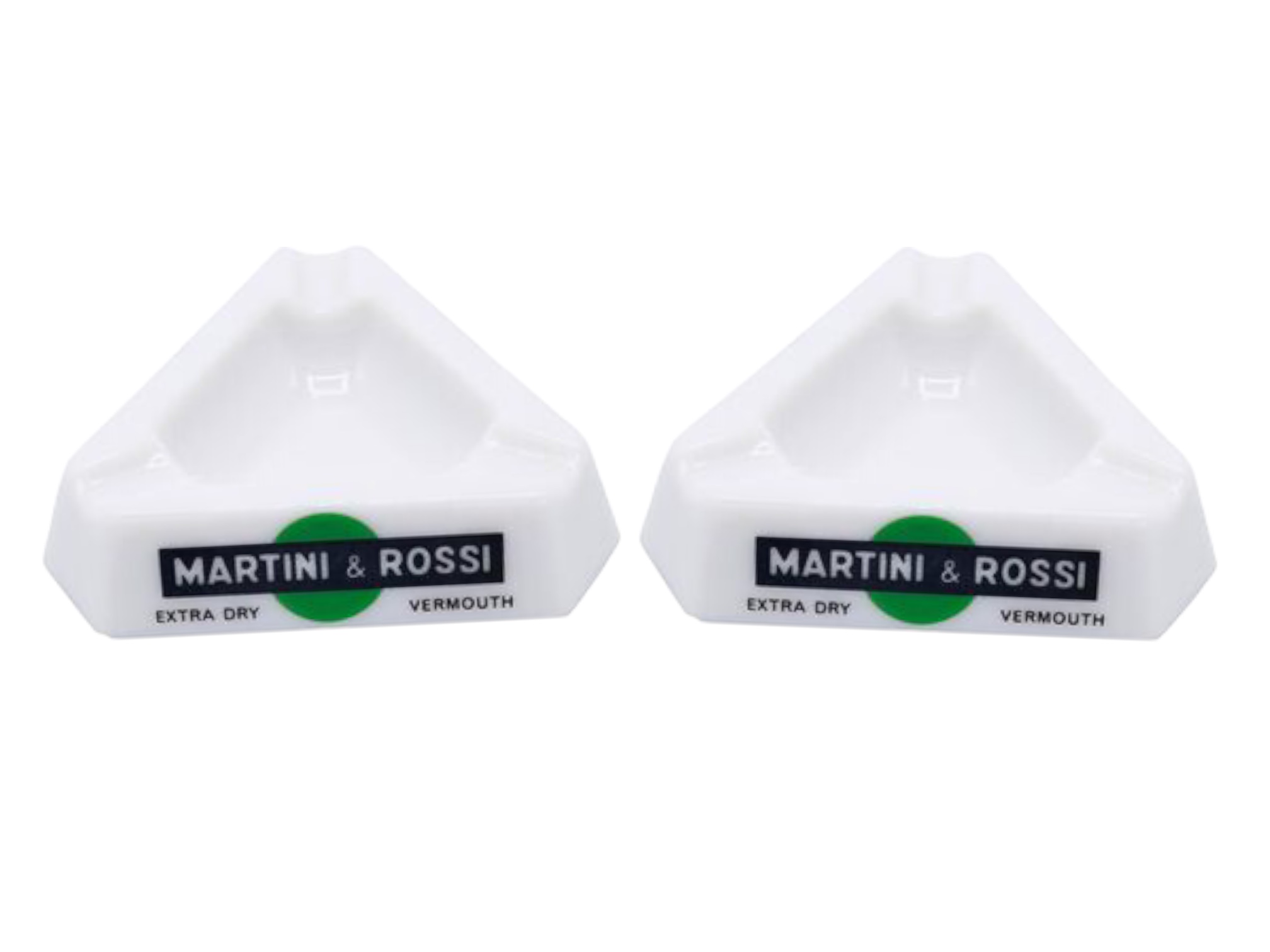 Martini & Rossi French Ashtrays - a Pair~P77666524