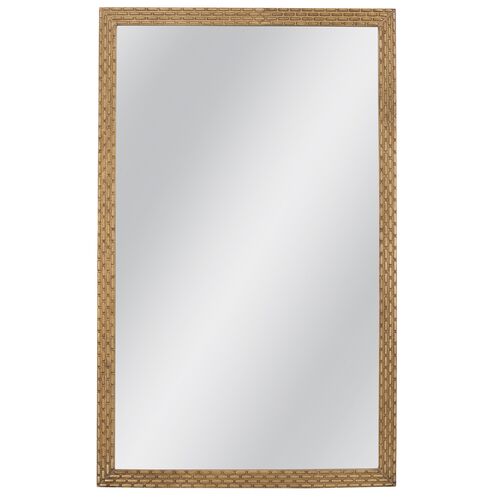 David Floor Mirror, Antique Gold
