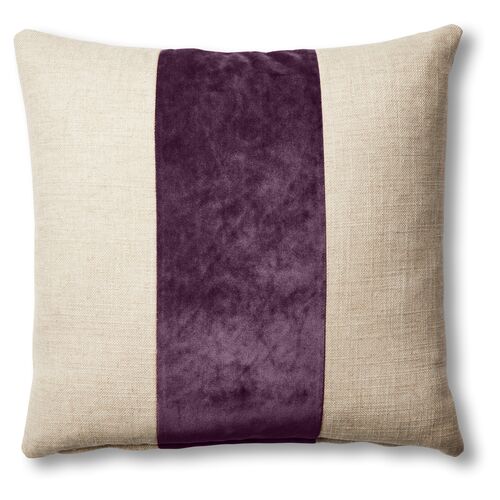 Blakely 19x19 Pillow, Natural/Fig~P77551947