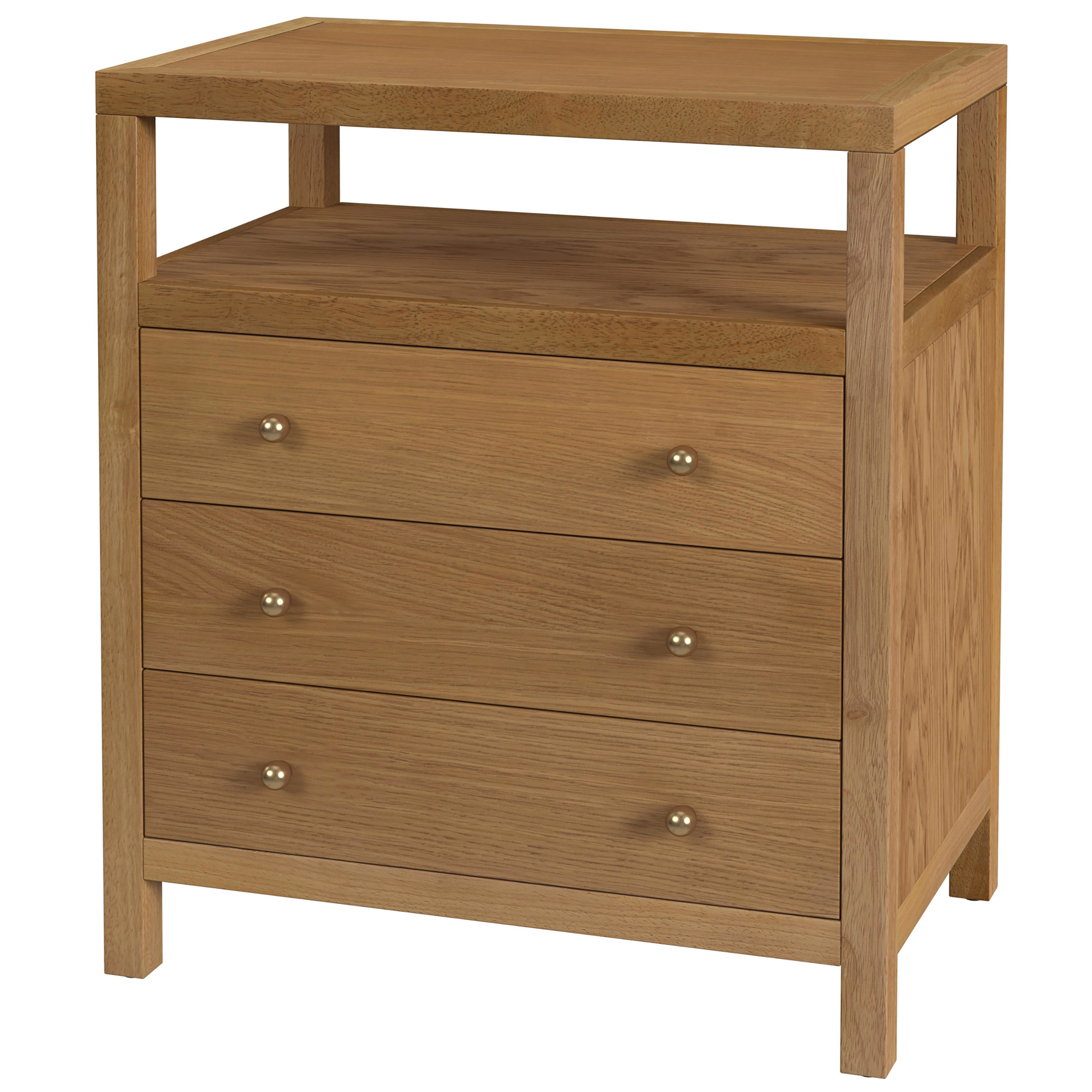 Charlie 3-Drawer Tall Nightstand