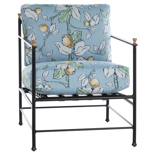 Frances Lounge Chair, Lemons~P77642062