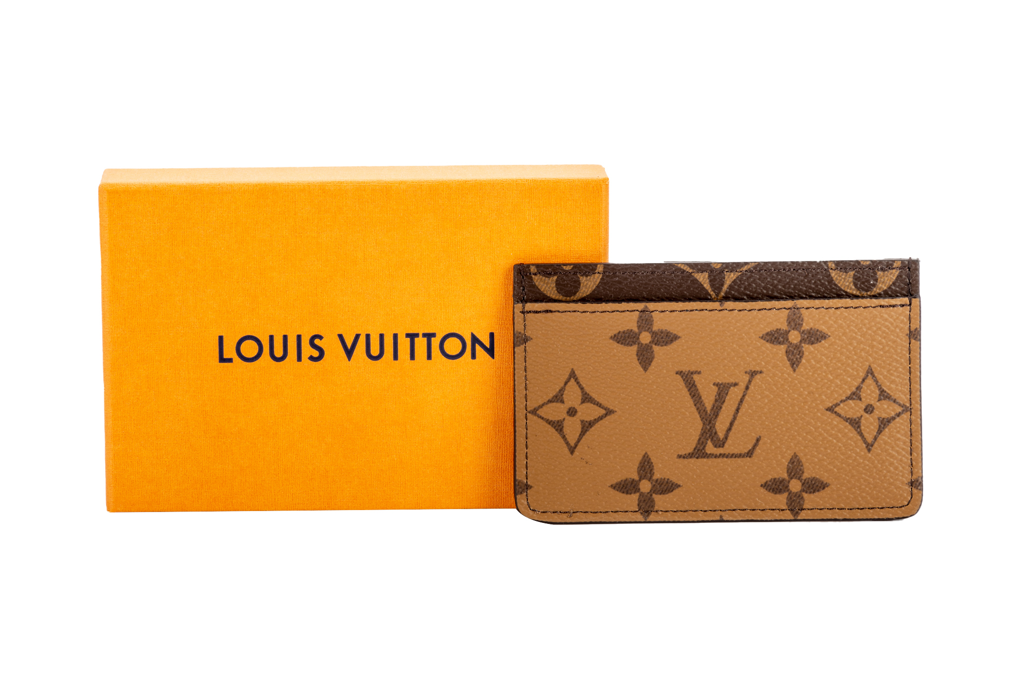 Vuitton 2 Tone Credit Card Case BNIB~P77597154