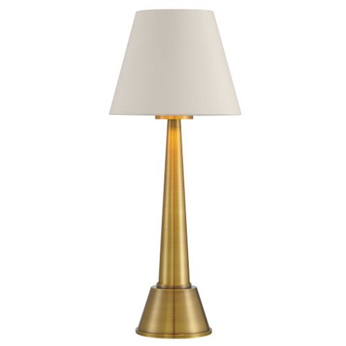Saunter Cordless Table Lamp, Brass Saunter Cordless Table Lamp, Brass